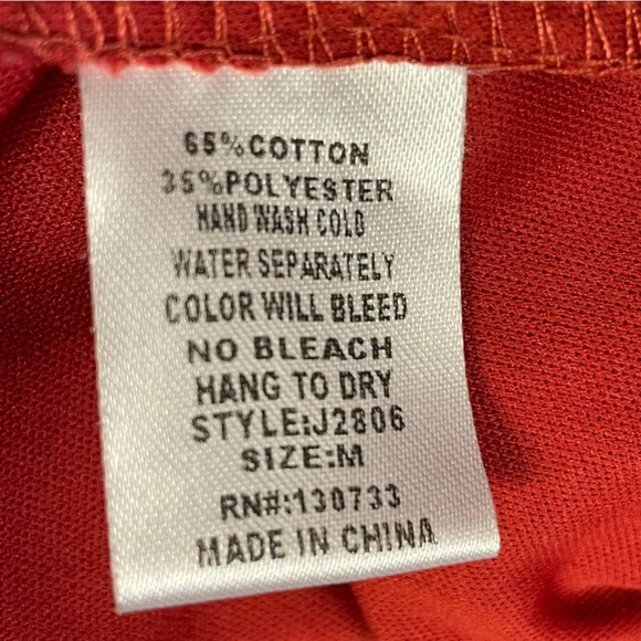 UMGEE NWOT Erin Dual Slit Maxi Skirt in‎ Red - Picture 4 of 7